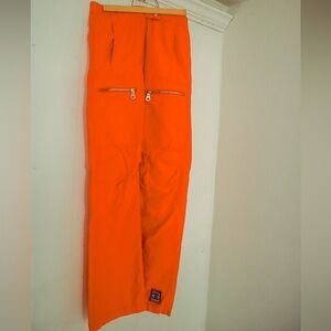CHANEL Vibrant Orange Cargo Pants -2002 Sport Collection